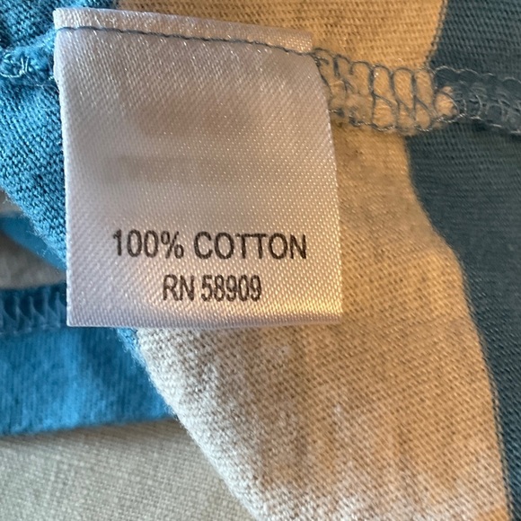 Class Club Blue and White Striped Kids Tee - Picture 4 of 5